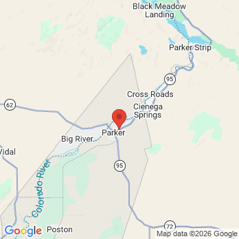 Map to Parker Dental Center office in Parker, AZ