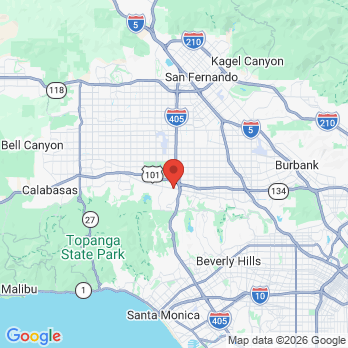 Map to Roya Delafraz office in Los Angeles, CA