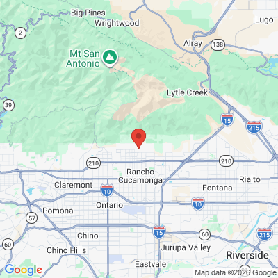 Map to  office in Rancho Cucamonga, CA