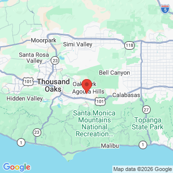 Map to Agoura Dental Group office in Agoura Hills, CA