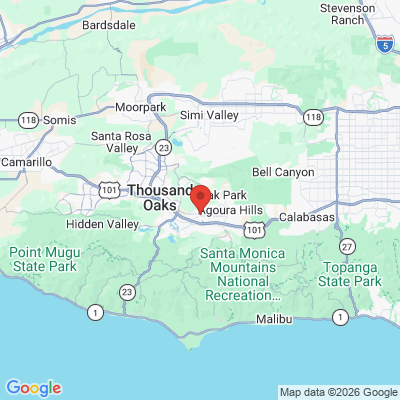 Map to  office in Thousand Oaks, CA