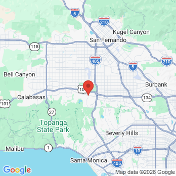 Map to Signature Smiles of LA office in Encino, CA
