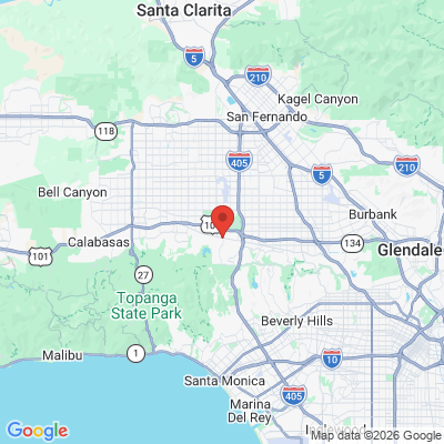 Map to Clove Dental Encino office in Encino, CA