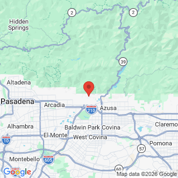 Map to Maria Kim DMD office in Arcadia, CA