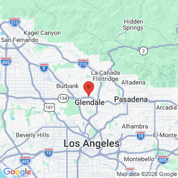 Map to Nadim Z. Baba DMD, MSD  office in Glendale, CA