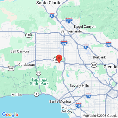 Map to B. ABAID DMD INC office in Encino, CA