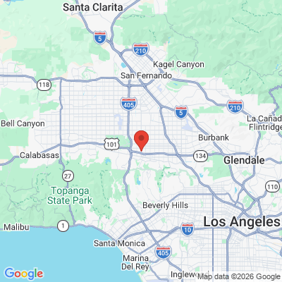 Map to Sherman Oaks Dental - Mark J. Fotovat DDS office in Los Angeles, CA