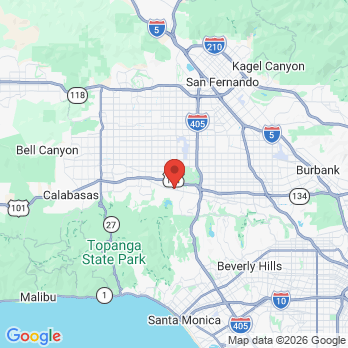 Map to Alan Howard office in Encino, CA
