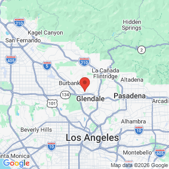 Map to Primary Office office in Glendale, CA