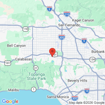 Map to Encino Dental Esthetics: Kaivan Kiai, DDS office in Los Angeles, CA