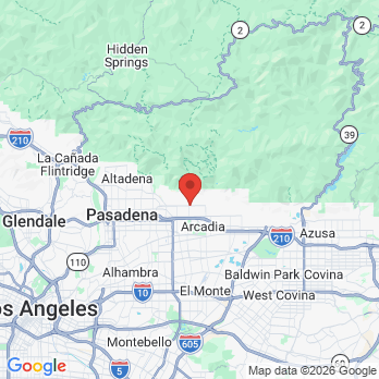 Map to Jeremy Teoh DDS  office in Sierra Madre, CA