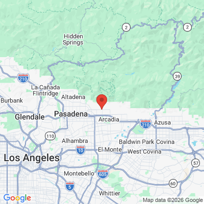 Map to  office in Sierra Madre, CA