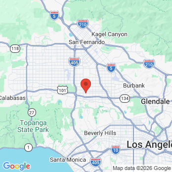 Map to Wasserman Dental office in Sherman Oaks, CA