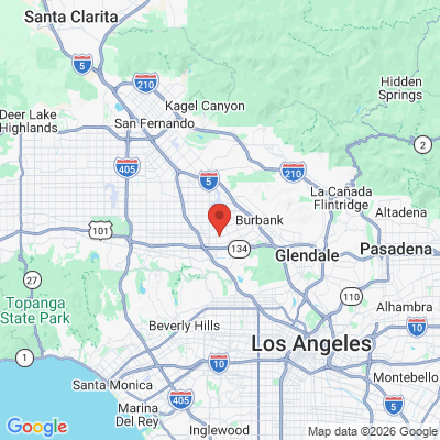 Map to North Hollywood-California Dental Group  office in North Hollywood, CA