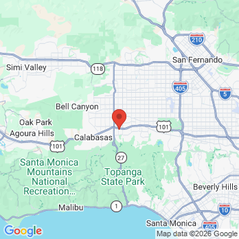 Map to Affinity Dental Group office in Woodland Hills, CA
