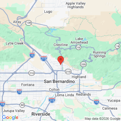 Map to Sierra Gateway Dental Office  office in San Bernardino, CA