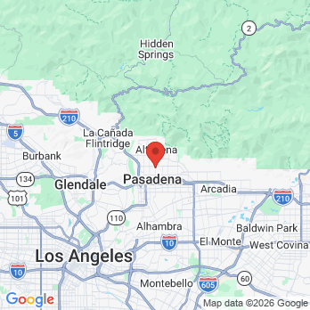 Map to Legacy Dental Pasadena office in Pasadena, CA
