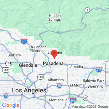 Map to SMILE NOW DENTAL office in Pasadena, CA