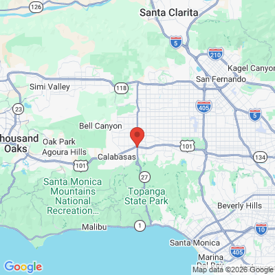 Map to  office in Woodland Hills, CA