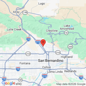 Map to Town Center Dental Office office in San Bernardino, CA