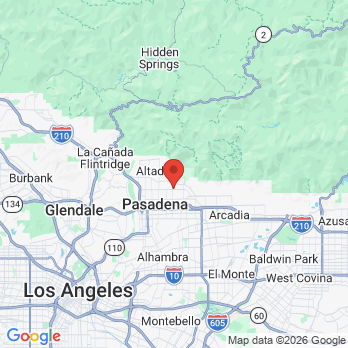 Map to Karen Khachatryan DDS office in Pasadena, CA
