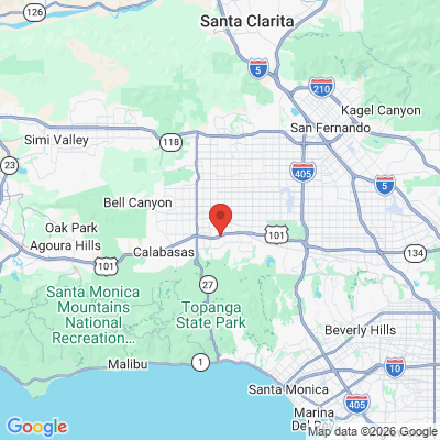Map to Robert Sarkissian, DDS office in Woodland Hls, CA