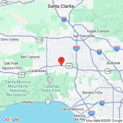 Map to  office in Tarzana, CA
