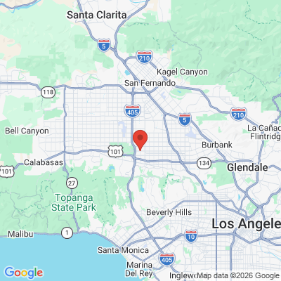 Map to Sherman Oaks Smiles office in Sherman Oaks, CA