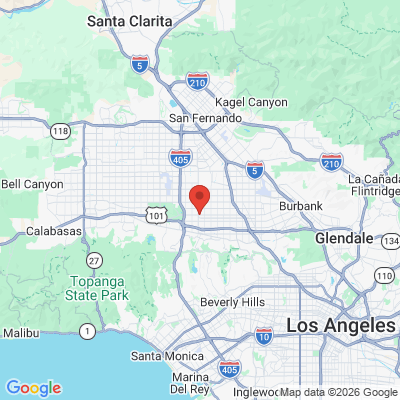 Map to Green Dental & Orthodontics office in Los Angeles, CA