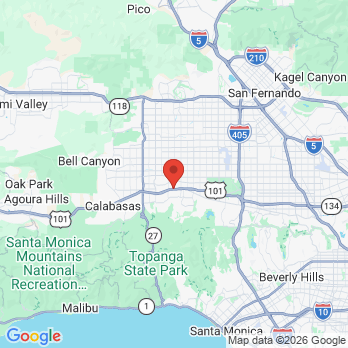 Map to Stars Dental office in Los Angeles, CA