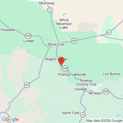Map to  office in Lakeside, AZ