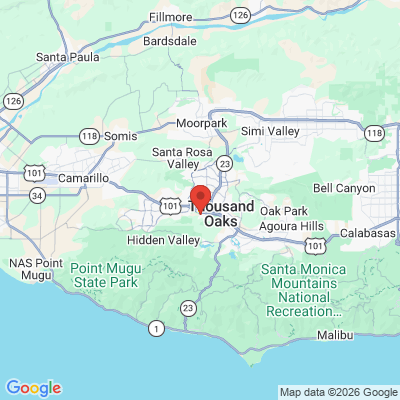 Map to  office in Thousand Oaks, CA