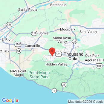 Map to Newbury Smiles office in Newbury Park, CA