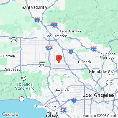 Map to  office in Van Nuys, CA