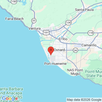 Map to All Care Dental by the Sea - Port Hueneme office in Port Hueneme, CA