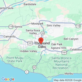 Map to Nima Aleagha DDS INC office in Thousand Oaks, CA