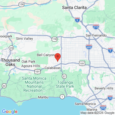 Map to  office in Woodland Hills, CA