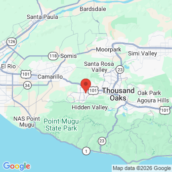 Map to Children's Dental Office Yael Bar-Zion, DDS, Inc office in Thousand Oaks, CA