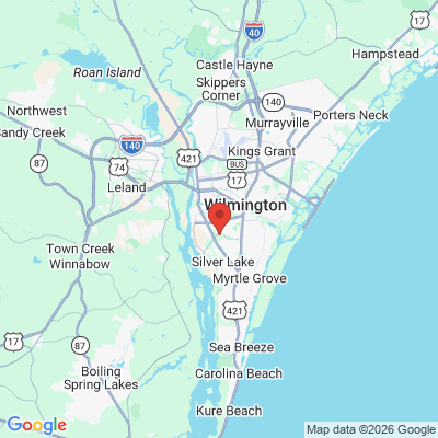 Map to  office in Wilmington, NC