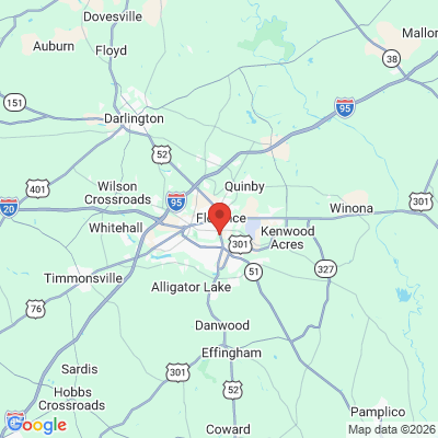 Map to  office in Florence, SC