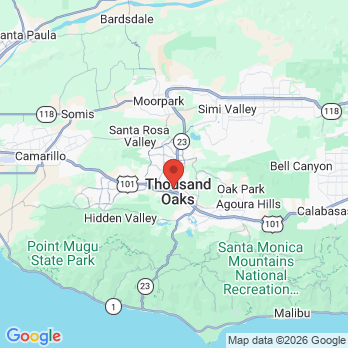 Map to Nima Aleagha DDS INC office in Thousand Oaks, CA