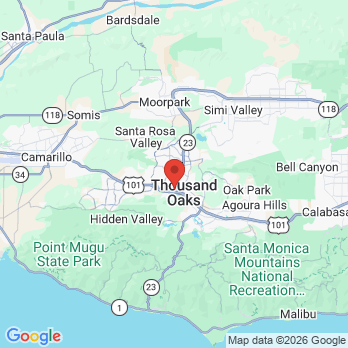 Map to Aesthetica Dental & Implant Center office in Thousand Oaks, CA