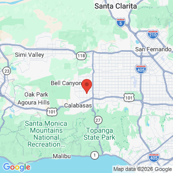 Map to Michael J Pfeifer DDS office in Woodland Hills, CA