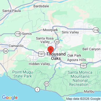 Map to steven chin dds office in Thousand Oaks, CA