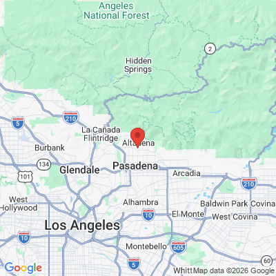 Map to  office in Altadena, CA