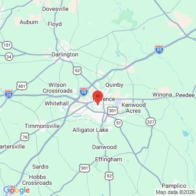 Map to  office in Florence, SC