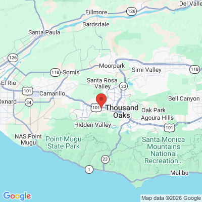 Map to BioDental Healing office in Thousand Oaks, CA
