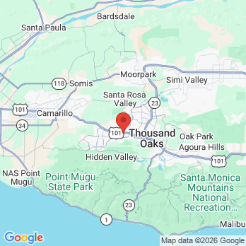 Map to Newbury Dental Group - General, Invisalign, Veneers, Implants & Emergency Dentist office in Thousand Oaks, CA