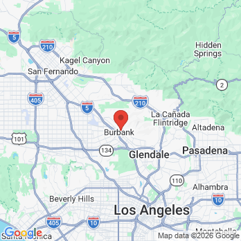 Map to Burbank Dental & Sleep office in Burbank, CA