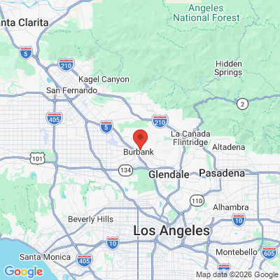 Map to Burbank Dental & Sleep office in Burbank, CA